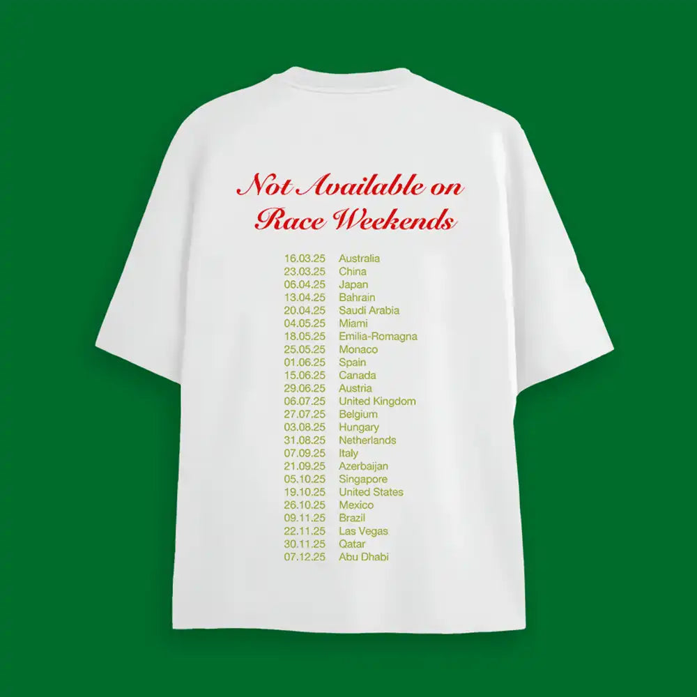 F1 2025 Oversized T Shirt