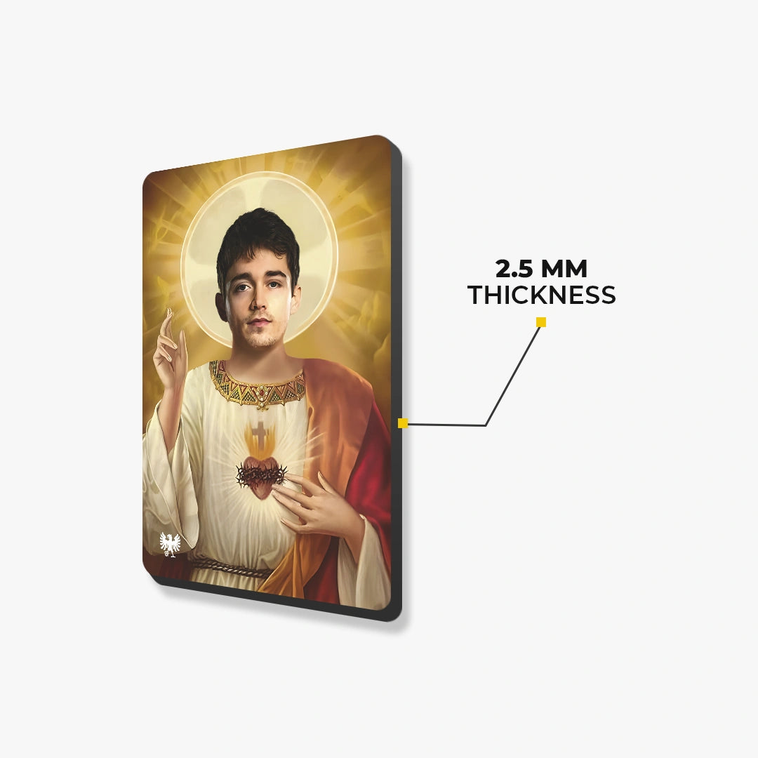 Charles Leclerc “Saint of Speed” F1 Fridge Magnet