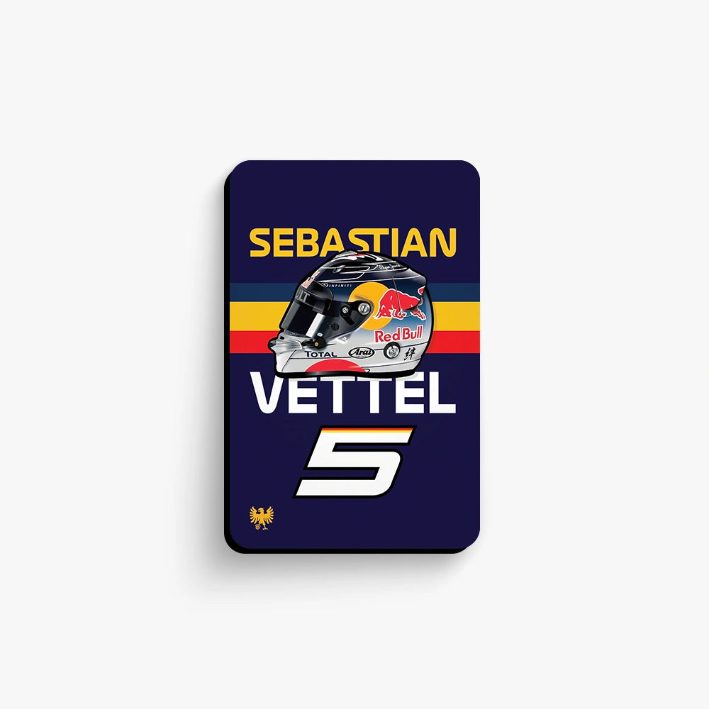 Sebastian Vettel Red Bull Fridge Magnet