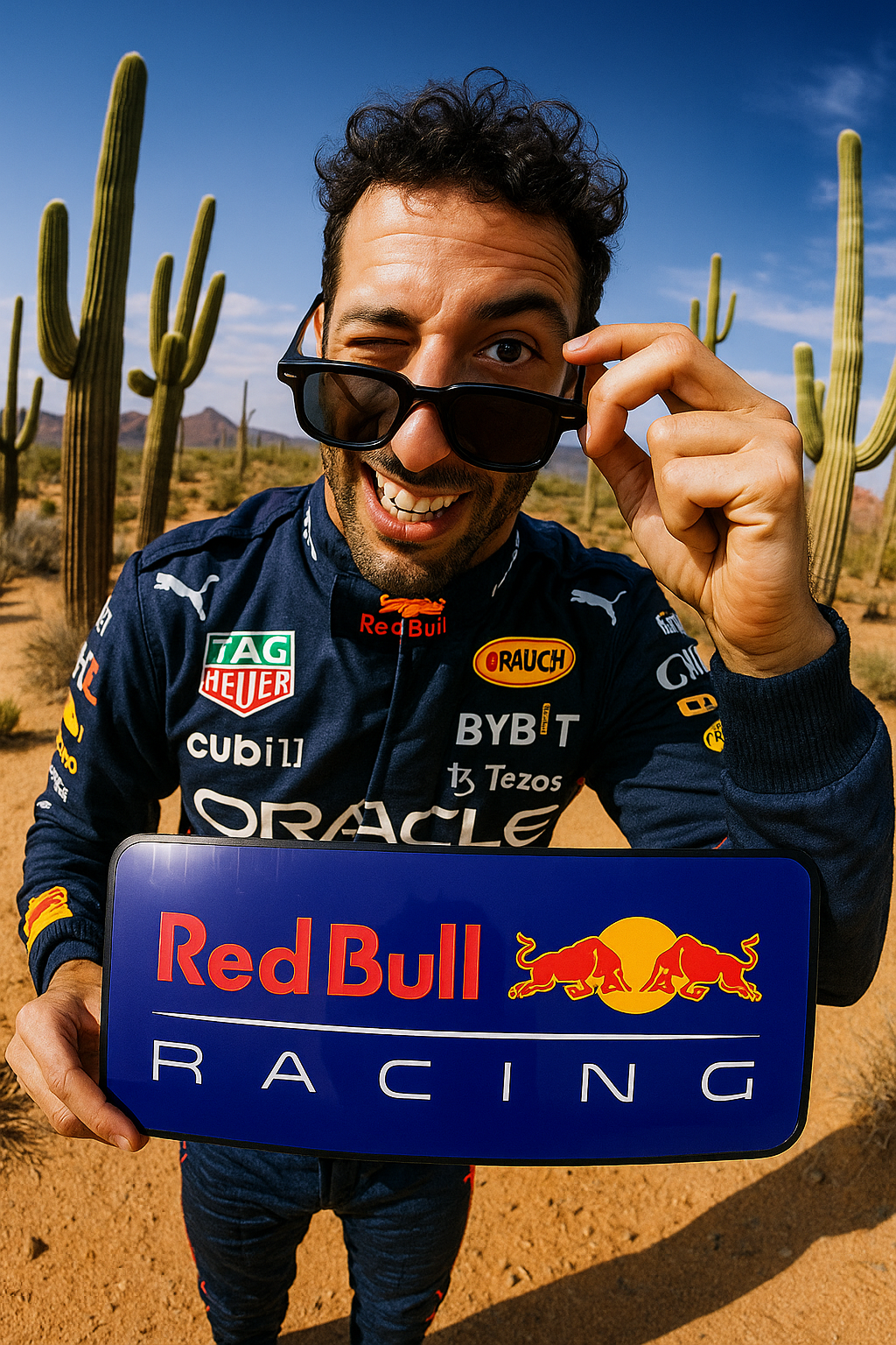 Red Bull Racing F1 Door Sign