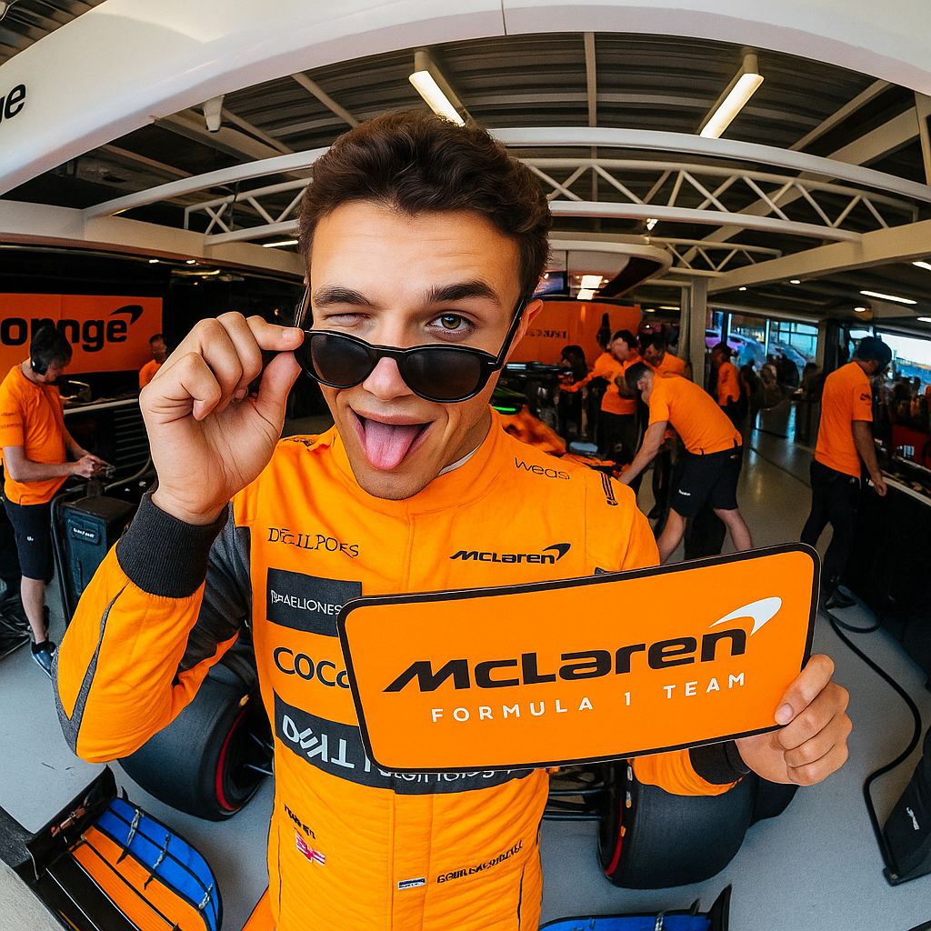 McLaren Racing F1 Door Sign