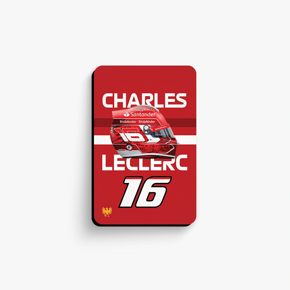 Charles Leclerc Ferrari Fridge Magnet