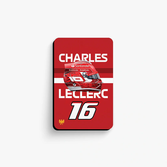 Charles Leclerc Ferrari Fridge Magnet