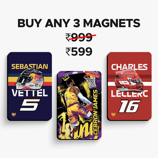 Charles Leclerc Ferrari Fridge Magnet