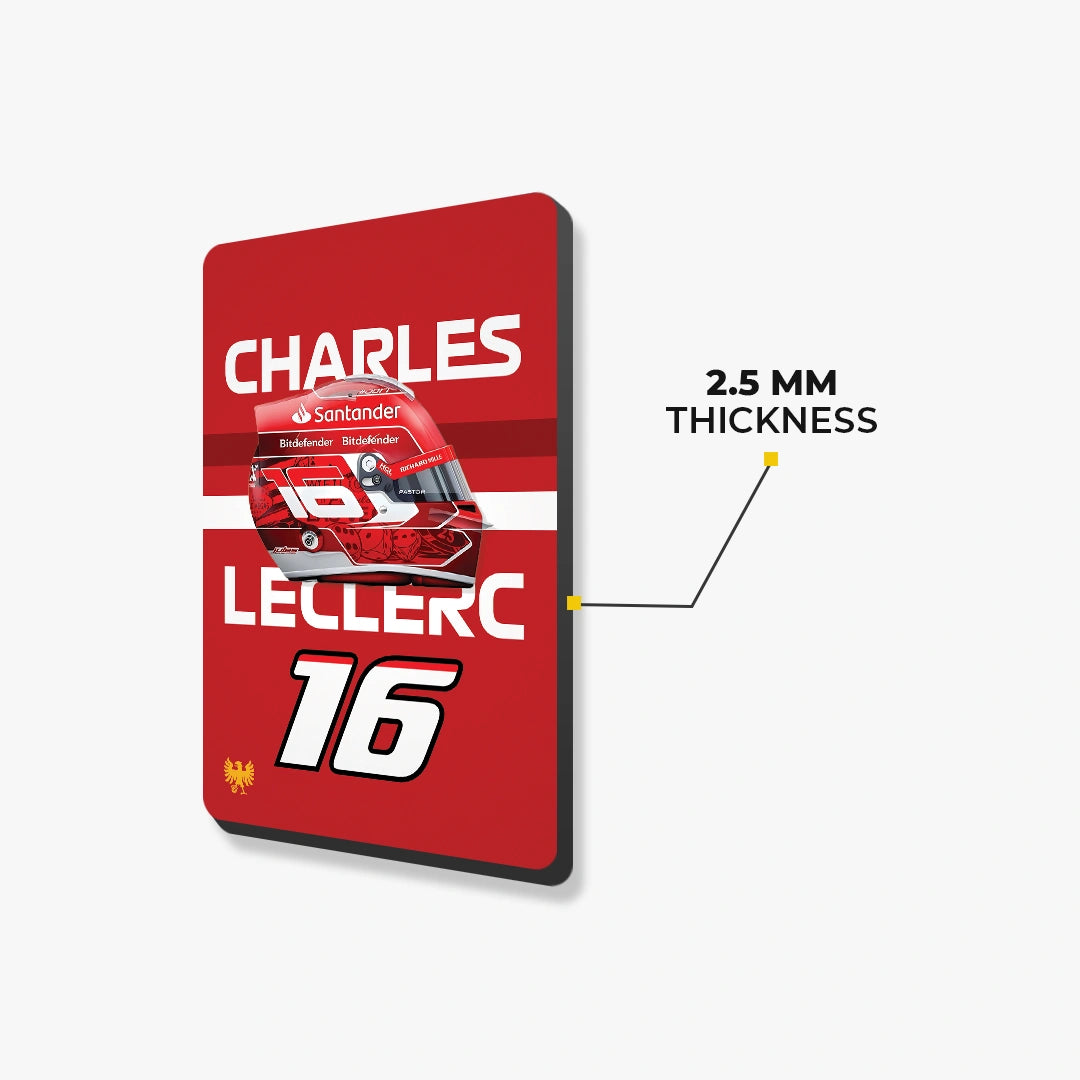 Charles Leclerc Ferrari Fridge Magnet