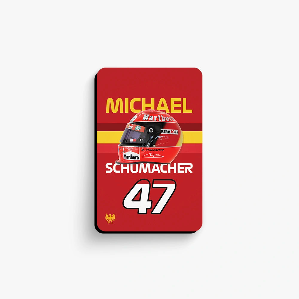 Michael Schumacher Ferrari Fridge Magnet