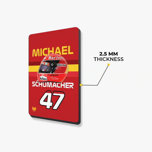 Michael Schumacher Ferrari Fridge Magnet