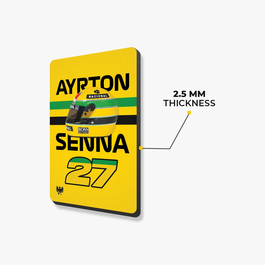 Ayrton Senna McLaren Fridge Magnet