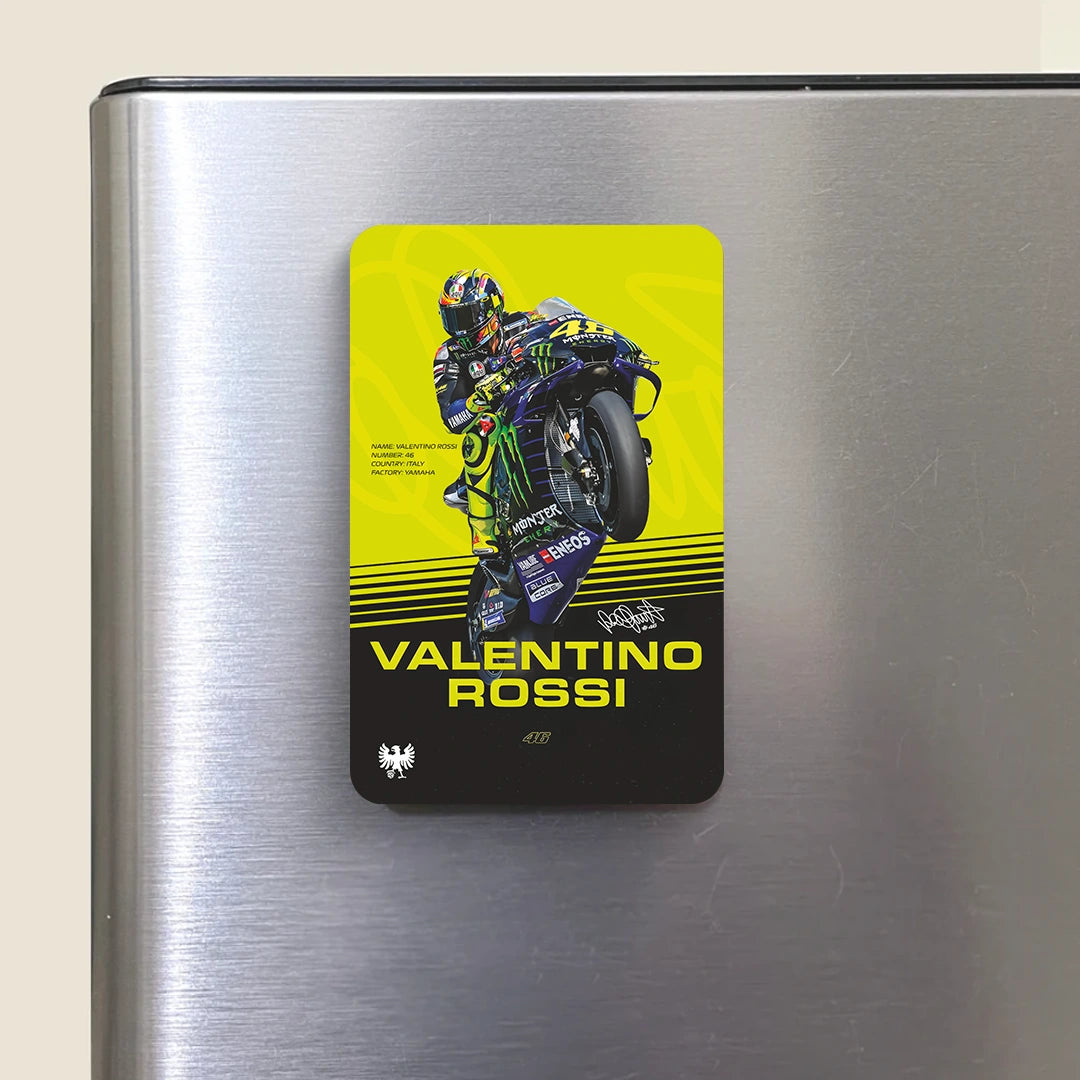 Valentino Rossi Yamaha MotoGP Fridge Magnet