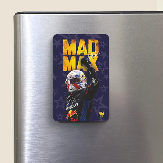 Mad Max Verstappen Fridge Magnet