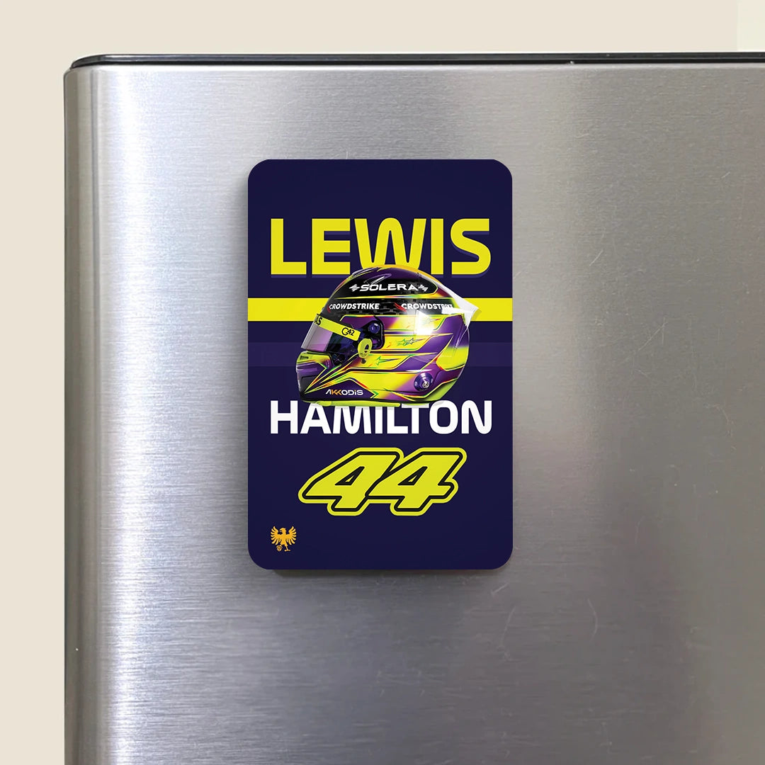 Lewis Hamilton Mercedes Fridge Magnet