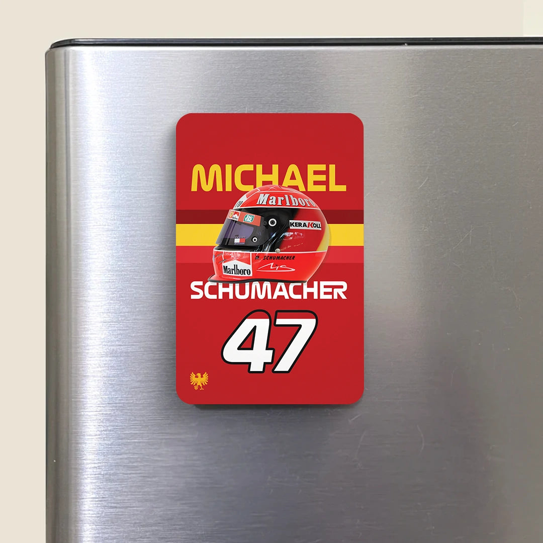 Michael Schumacher Ferrari Fridge Magnet