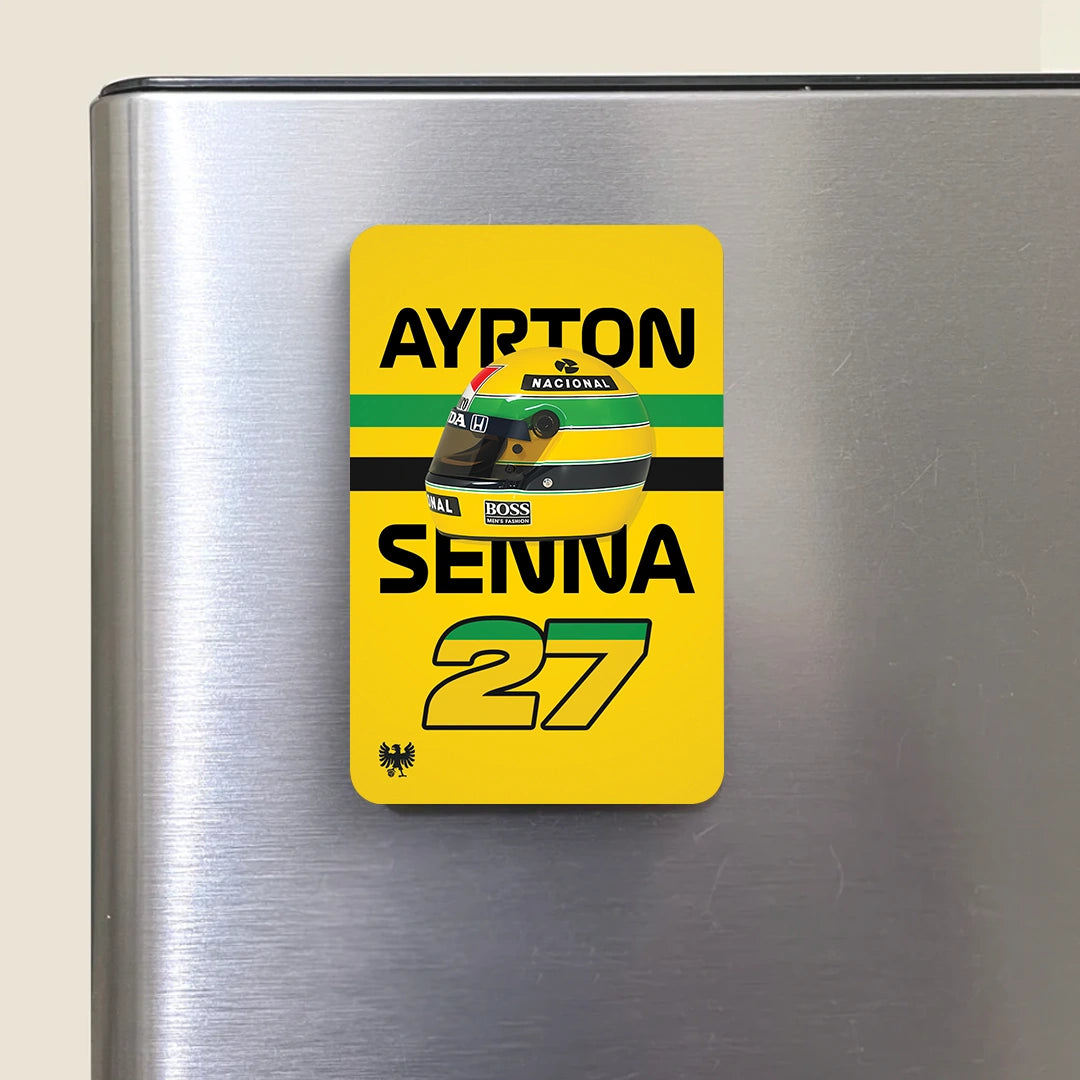 Ayrton Senna McLaren Fridge Magnet