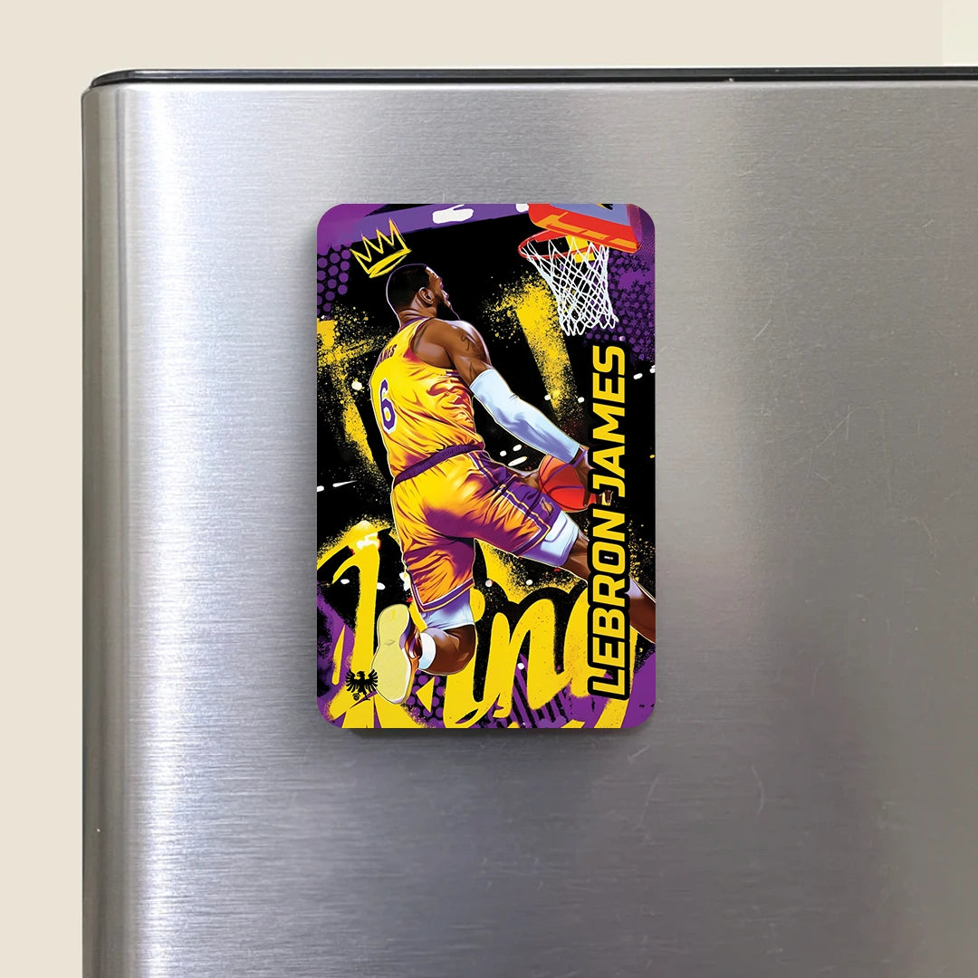 LeBron James Los Angeles Lakers Fridge Magnet