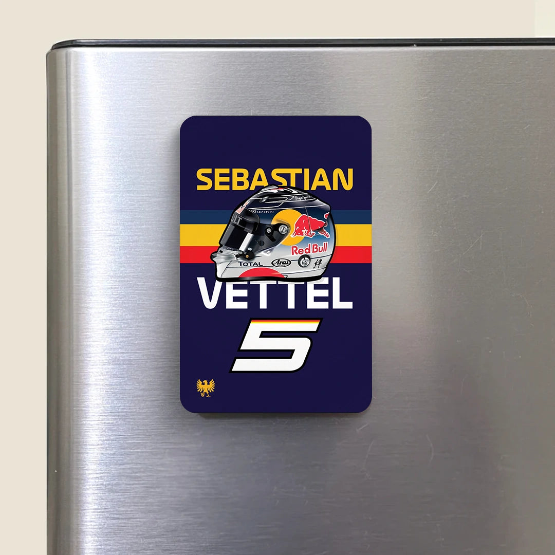 Sebastian Vettel Red Bull Fridge Magnet