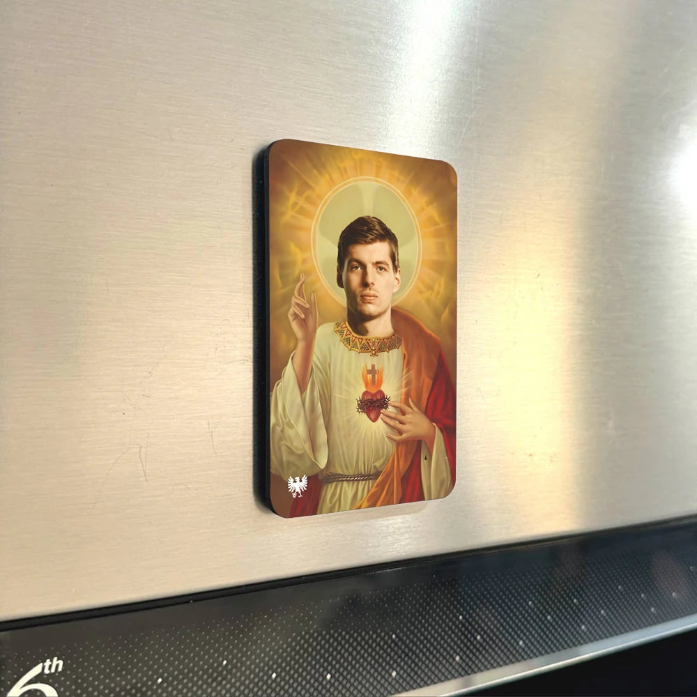 Max Verstappen “Savior of Speed” F1 Fridge Magnet