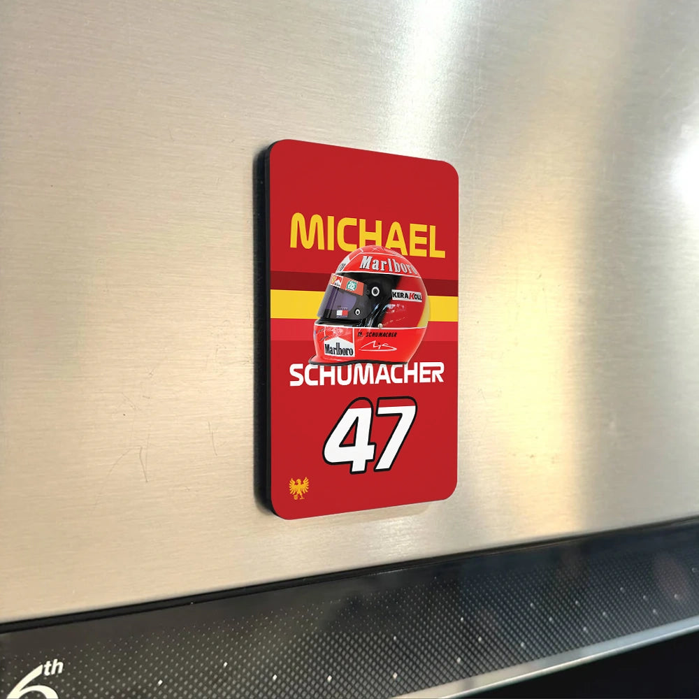 Michael Schumacher Ferrari Fridge Magnet