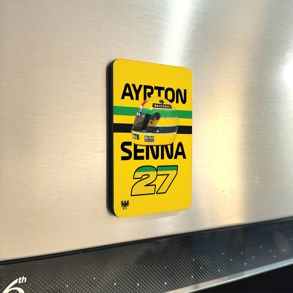Ayrton Senna McLaren Fridge Magnet