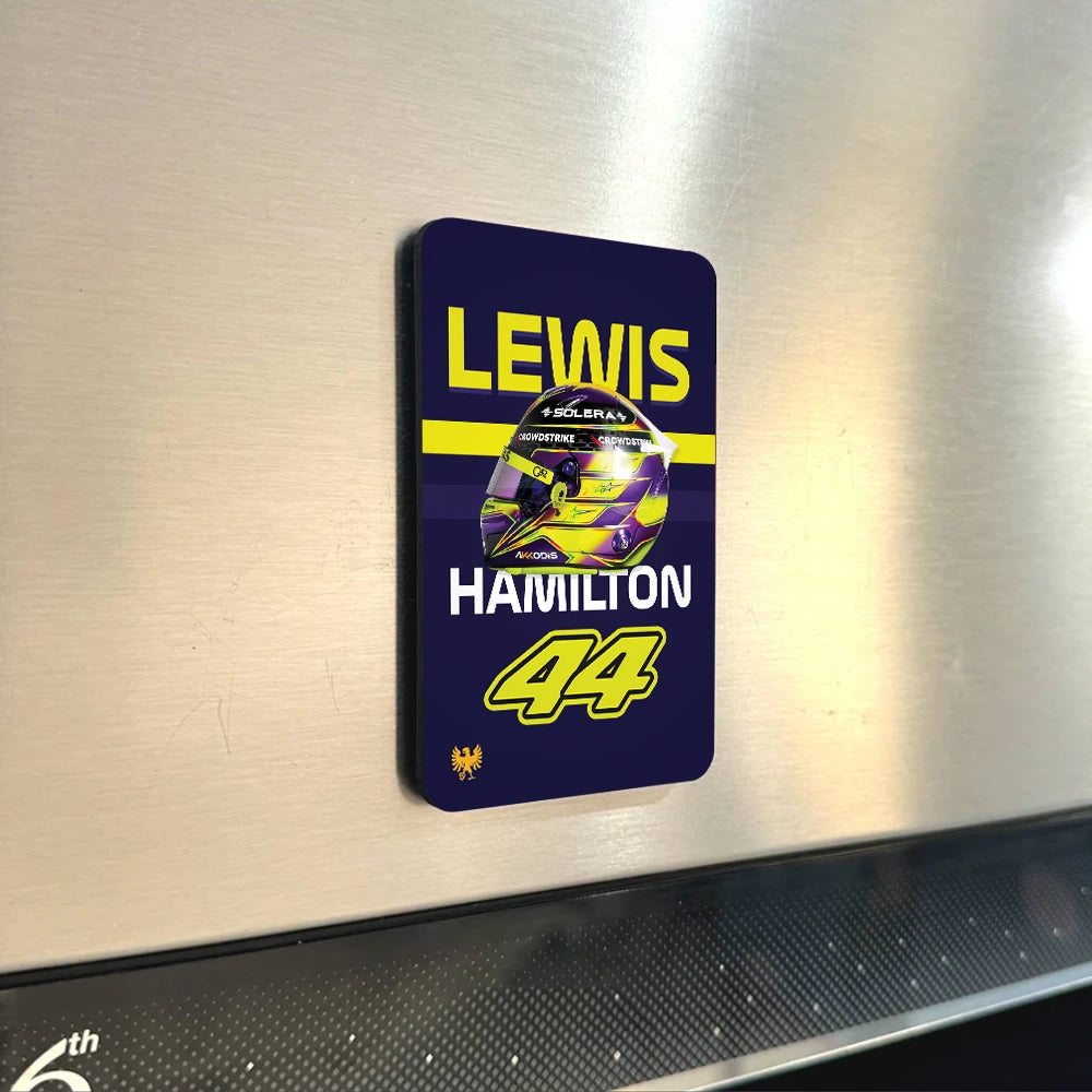 Lewis Hamilton Mercedes Fridge Magnet