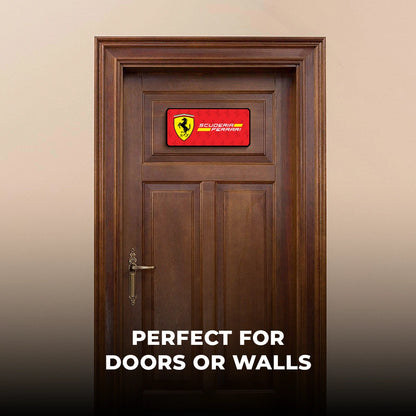 The Prancing Horse Door Sign