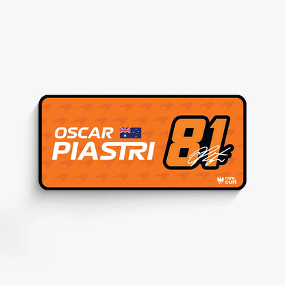 Oscar Piastri #81 Door Sign [2026 Season]
