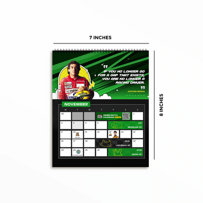 2026 F1 Desk Calendar & Planner [Early Bird]