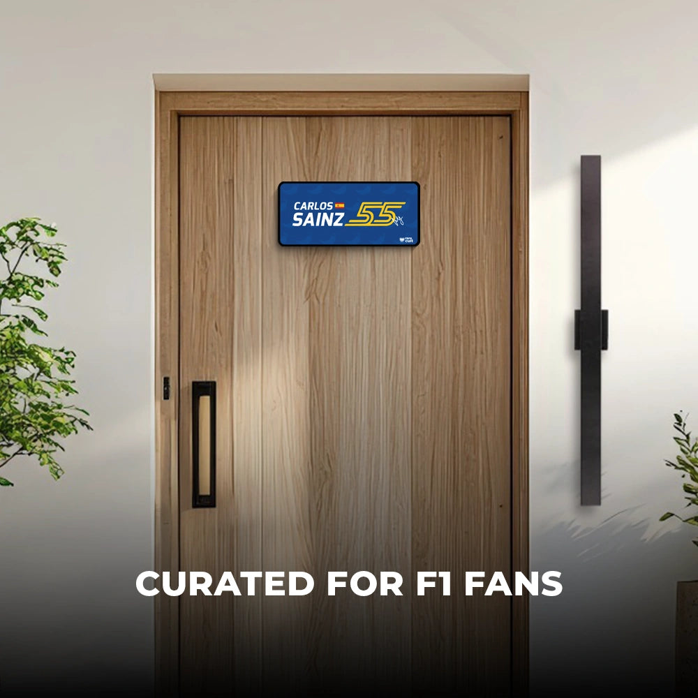 Carlos Sainz #55 Door Sign [2026 Season]