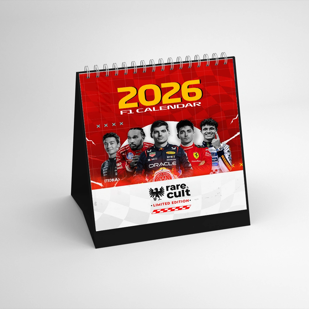 2026 F1 Desk Calendar & Planner [Early Bird]