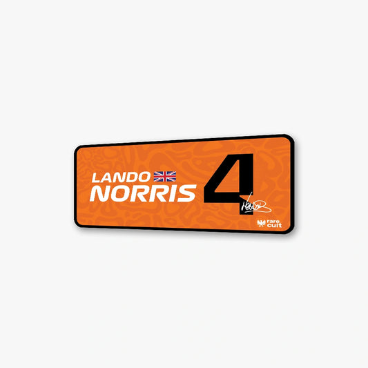 Lando Norris #4 Door Sign