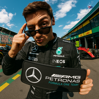 Mercedes AMG F1 Door Sign