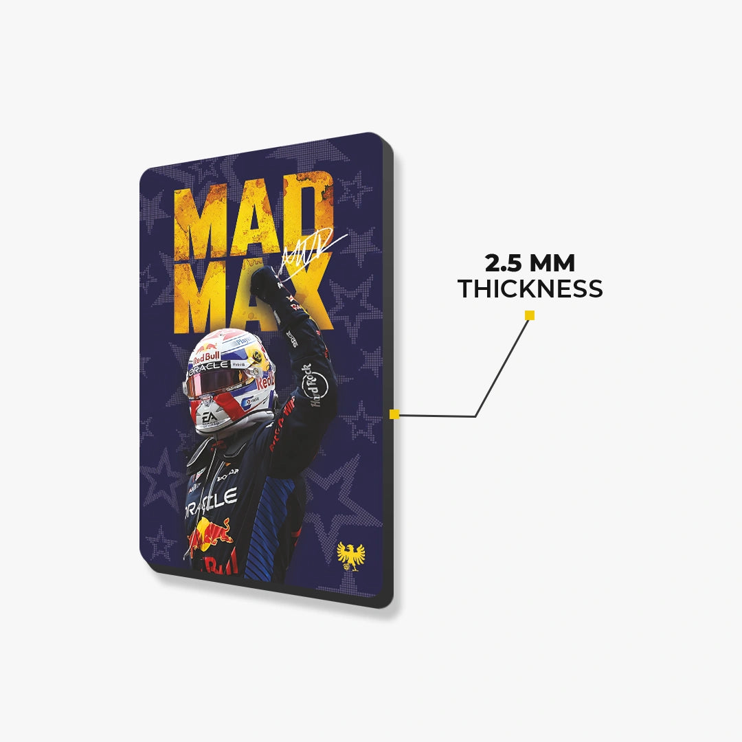 Mad Max Verstappen Fridge Magnet