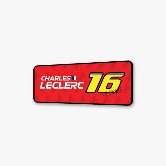 Charles Leclerc #16 Door Sign