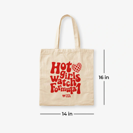 Hot Girls Watch F1 Tote Bag