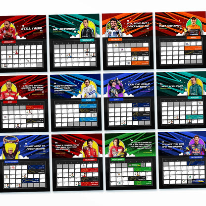 2026 F1 Desk Calendar & Planner [Early Bird]