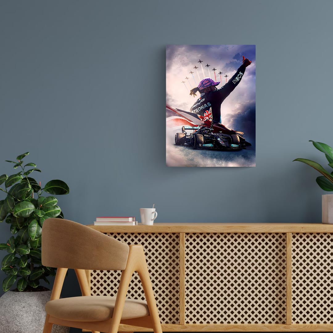 Lewis Hamilton F1 Poster