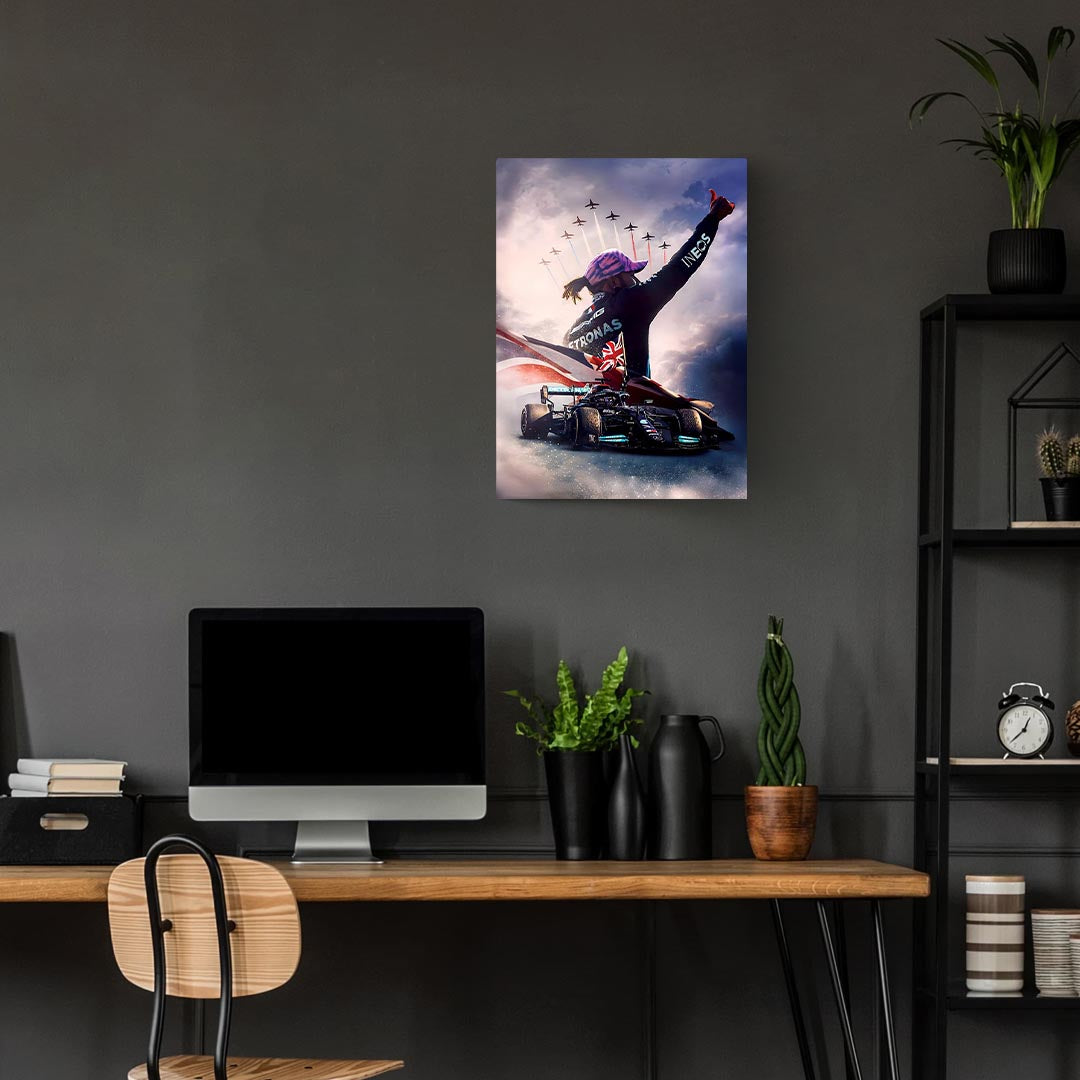 Lewis Hamilton F1 Poster