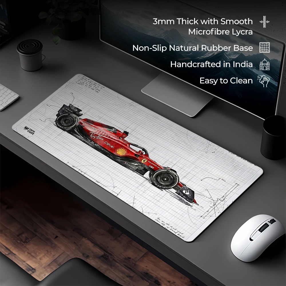 Ferrari Anti Slip Desk Mat [New Launch]