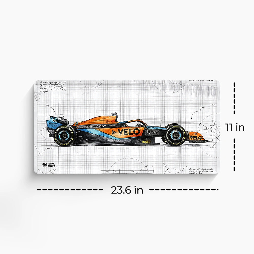 McLaren Racing Anti Slip Formula One Desk Mat [New Launch]
