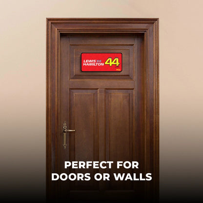 Lewis Hamilton #44 Door Sign