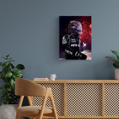 Lewis Hamilton F1 Poster
