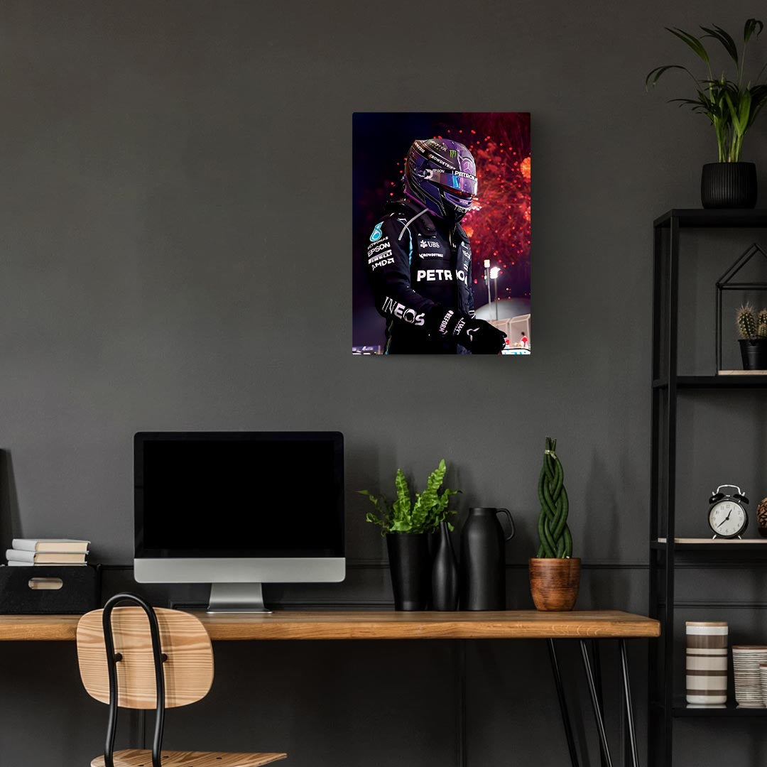Lewis Hamilton F1 Poster
