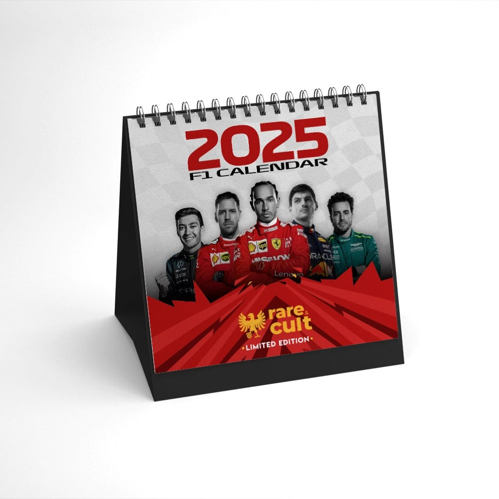 2025 F1 Desk Calendar & Planner