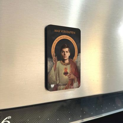 Max Verstappen “Savior of Speed” F1 Fridge Magnet